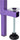 Color Foldable Grooming Arm for Pets, Purple